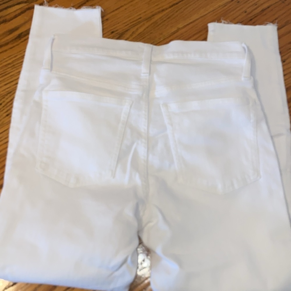 Jcrew size 30 white toothpick 10’ high rise - Picture 5 of 5